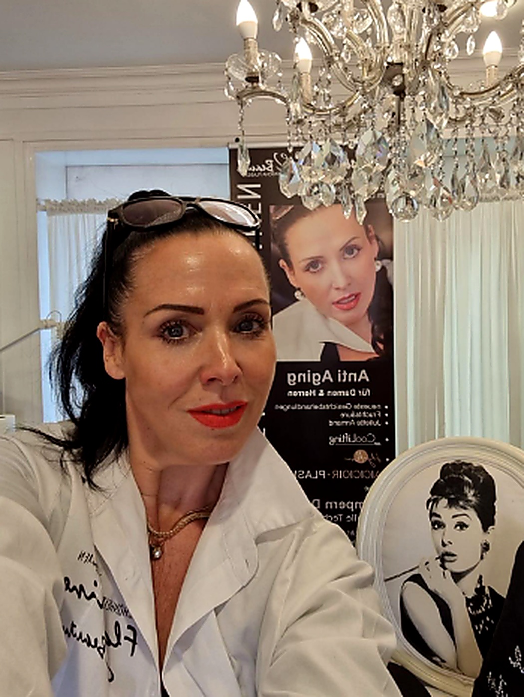Natascha Flasch in ihrem Institut Flash-Line & Beauty